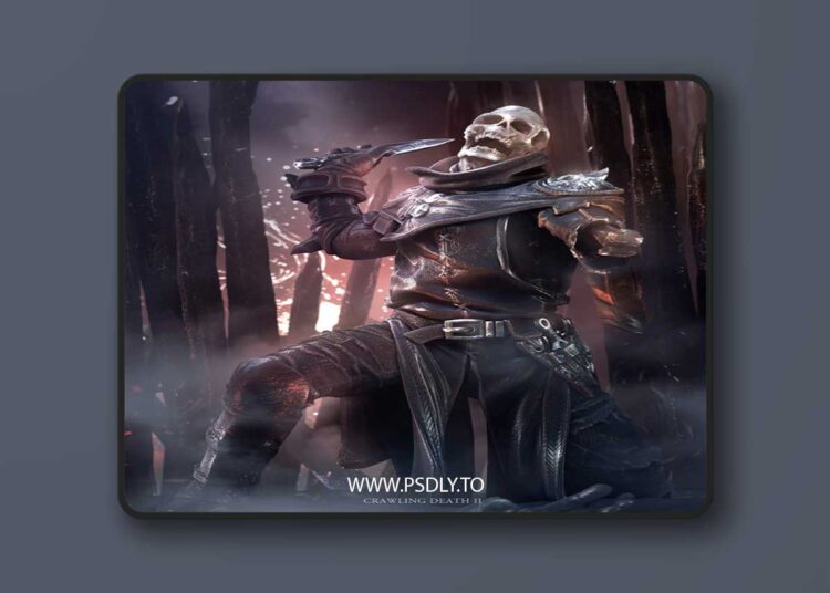 Crawling Death II – 3D Print Model 1 Crawling Death II – 3D Print Model