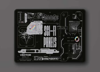 CreativeMarket - Sci-Fi Panels Vector Pack 92134534