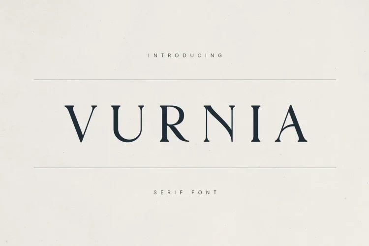 CreativeMarket - Vurnia – Elegant Serif Font 1 CreativeMarket - Vurnia – Elegant Serif Font