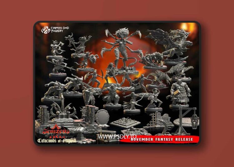 Crippled God Foundry – Catacombs of Anguish November 2024 3D Print 1 Crippled God Foundry – Catacombs of Anguish November 2024 3D Print