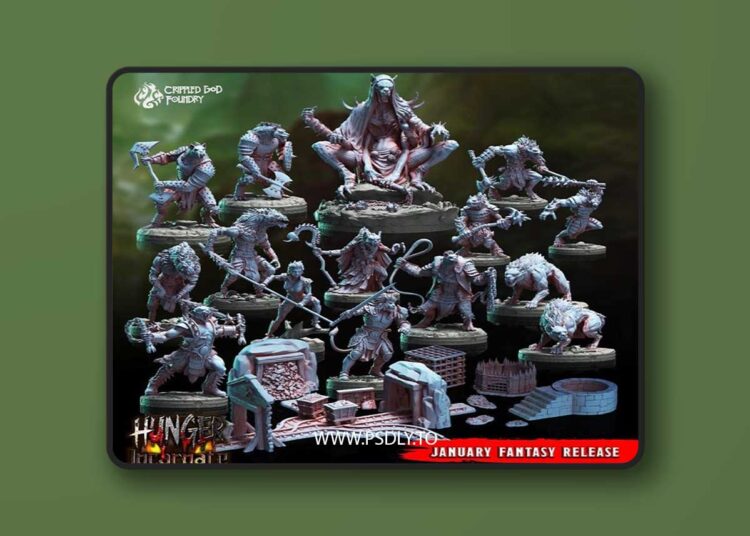 Crippled God Foundry – Hunger Incarnate January 2025 3D Print 1 Crippled God Foundry – Hunger Incarnate January 2025 3D Print
