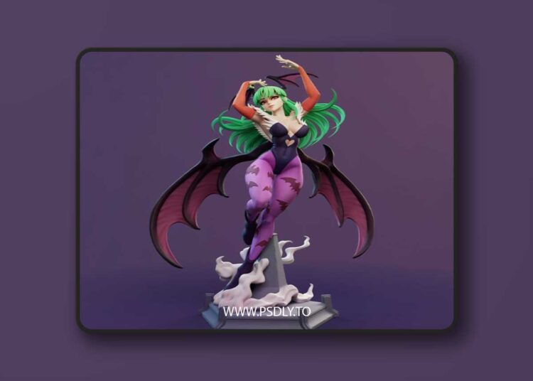 Dinamuuu3D – Morrigan Aensland – 3D Print Model 1 Dinamuuu3D – Morrigan Aensland – 3D Print Model