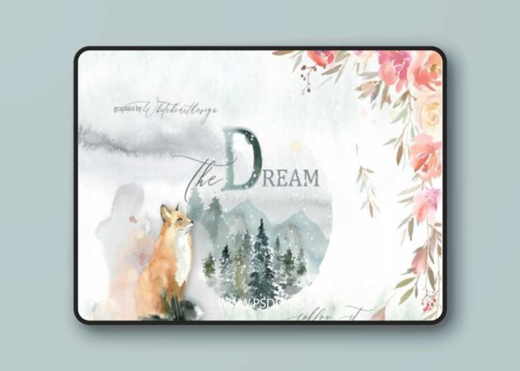 Dream - Fairy Watercolor Collection 2079985 1 Dream - Fairy Watercolor Collection 2079985