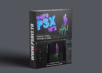 Drips Psx Efx - Playstation 1 Effects v1.4 for Blender