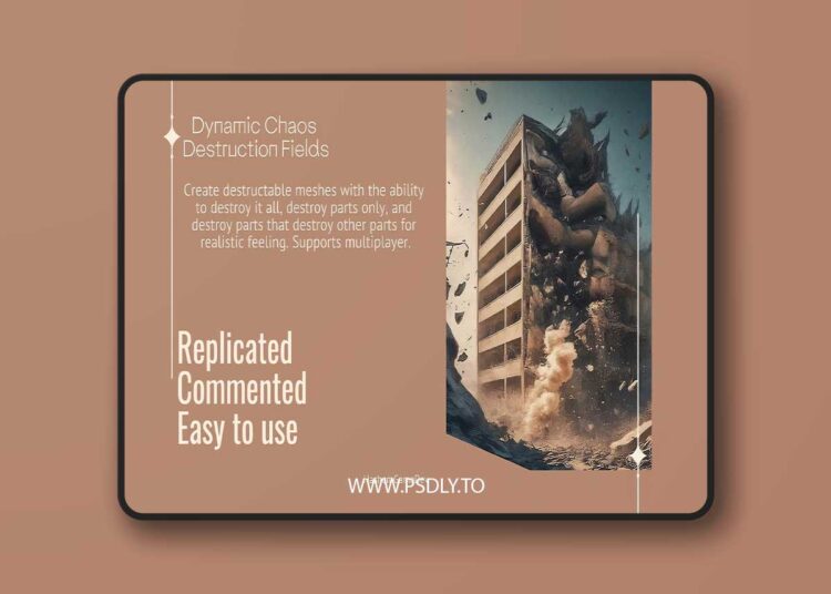 Dynamic Chaos Destruction Fields / Destructible - Supports Multiplayer (5.0 – 5.6) 1 Dynamic Chaos Destruction Fields / Destructible - Supports Multiplayer (5.0 – 5.6)