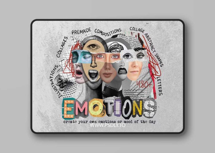 CreativeMarket - Emotions: Collage & Illustrations 14489384 1 Emotions: Collage & Illustrations