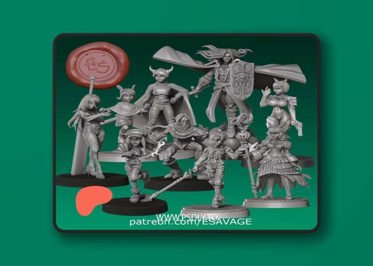 Ethan Savage Studios – July 2025 Release – 3D Print 1 Ethan Savage Studios – July 2025 Release – 3D Print