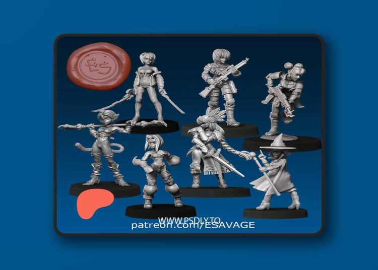 Ethan Savage Studios – March 2025 Release – 3D Print 1 Ethan Savage Studios – March 2025 Release – 3D Print