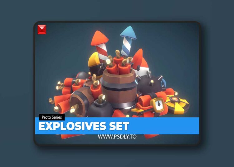 Explosives Set - Proto Series v1.1 for Unreal Engine 1 Explosives Set - Proto Series v1.1