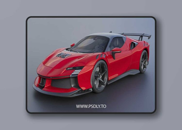 Ferrari SF90 XX – 3D Print 3D Model 1 Ferrari SF90 XX – 3D Print 3D Model