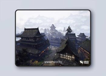 Feudal Japanese Castle Environment (Japan Japanese Feudal Castle Castle Japan) [5.0 – 5.6]