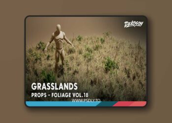 Foliage VOL.18 - Grasslands (Low Poly) [5.1 – 5.6]