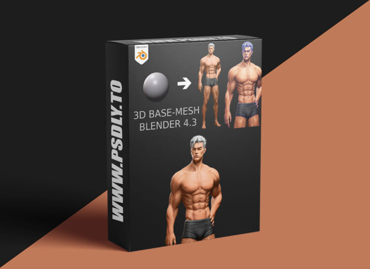 Gumroad - Flycat - 3D Male Body Base-Mesh Modeling - Blender 4.3 1 Gumroad - Flycat - 3D Male Body Base-Mesh Modeling - Blender 4.3