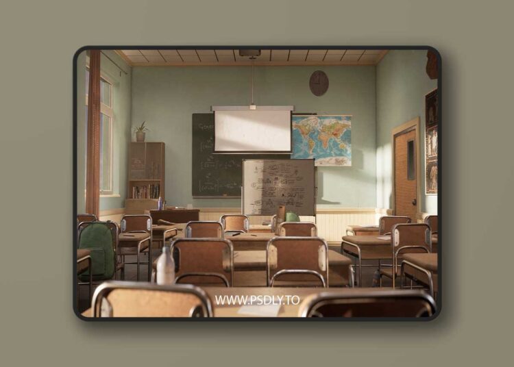 High School Classroom Environment (High School Liceum Class Room College 3d) 1 High School Classroom Environment (High School Liceum Class Room College 3d)