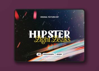 Hipster Light Leaks Textures Pack