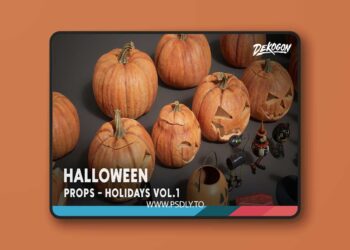 Holidays VOL.1 - Halloween Decor (Nanite and Low Poly) [5.1 – 5.6]