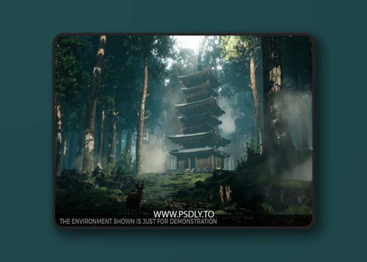 Japanese Modular Pagoda (4.26+) for Unreal Engine 1 Japanese Modular Pagoda (4.26+)