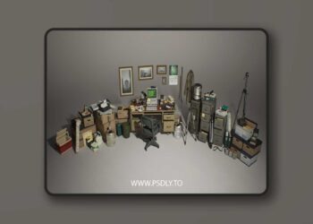 Jobsite VOL.12 - Office (Nanite & Low Poly) [5.1 – 5.6]