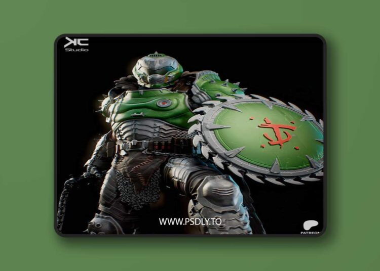 KC Studio – Doom Slayer – Doom The Dark Ages – 3D Print Model 1 KC Studio – Doom Slayer – Doom The Dark Ages – 3D Print Model
