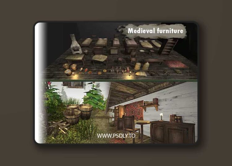 Medieval Furniture and Props v1.3 1 Medieval Furniture and Props v1.3