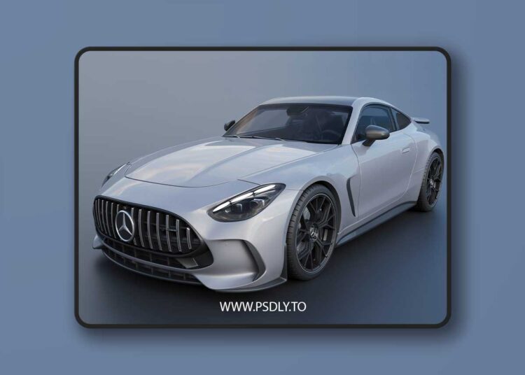 Mercedes AMG GT 63 Coupe 2025 – 3D Print Model 1 Mercedes AMG GT 63 Coupe 2025 – 3D Print Model