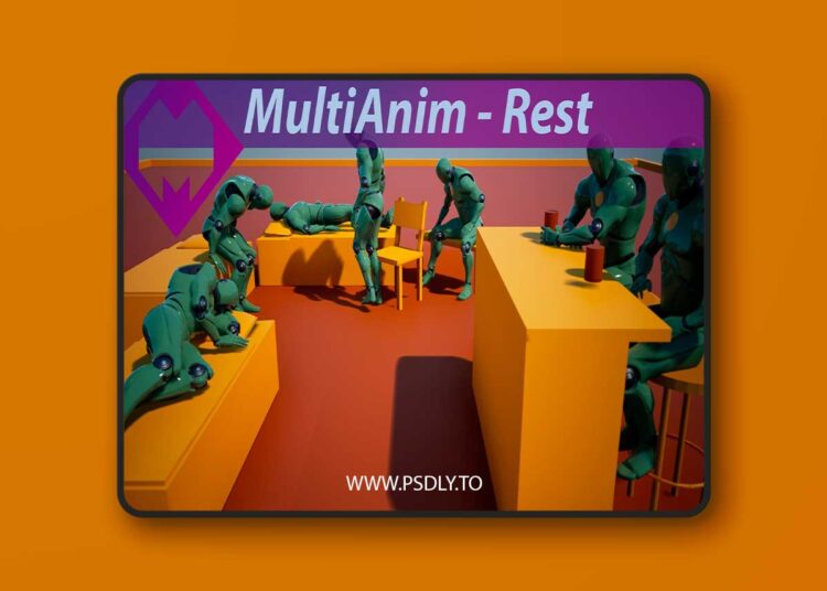 MultiAnim - Rest (4.27 and 5.0 – 5.6) for Unreal Engine 1 MultiAnim - Rest (4.27 and 5.0 – 5.6)