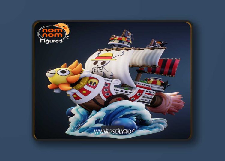 Nomnom Figures – Chibi Thousand Sunny – One Piece – 3D Print Model STL 1 Nomnom Figures – Chibi Thousand Sunny – One Piece – 3D Print Model STL