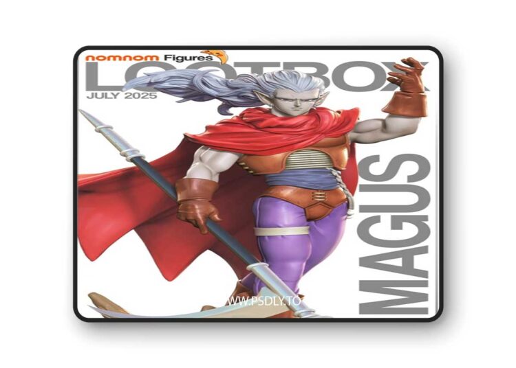 Nomnom Figures – Magus – Chrono Trigger – 3D Print Model STL 1 Nomnom Figures – Magus – Chrono Trigger – 3D Print Model STL