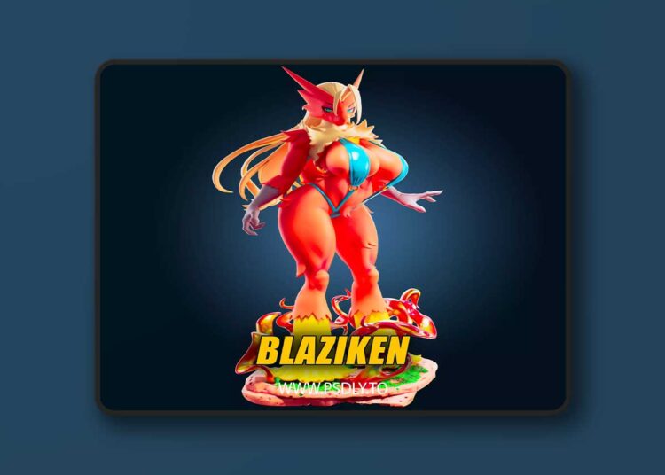 Officer Rhu – Blaziken – 3D Print Model STL 1 Officer Rhu – Blaziken – 3D Print Model STL