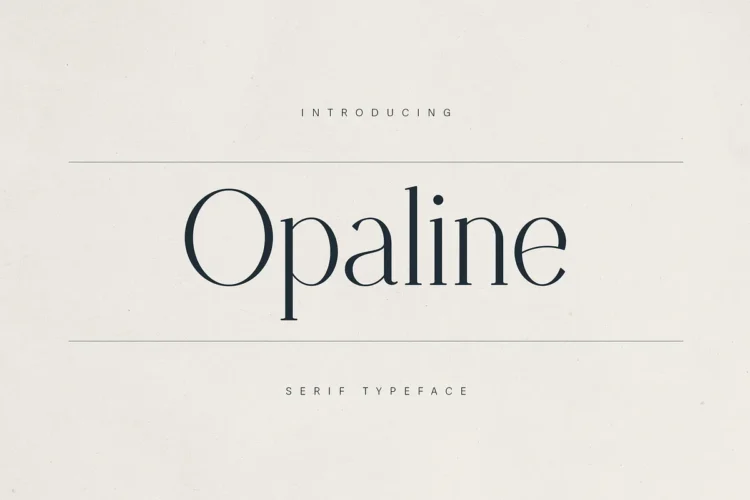 CreativeMarket - Opaline – Elegant Modern Serif Font 1 Opaline – Elegant Modern Serif Font