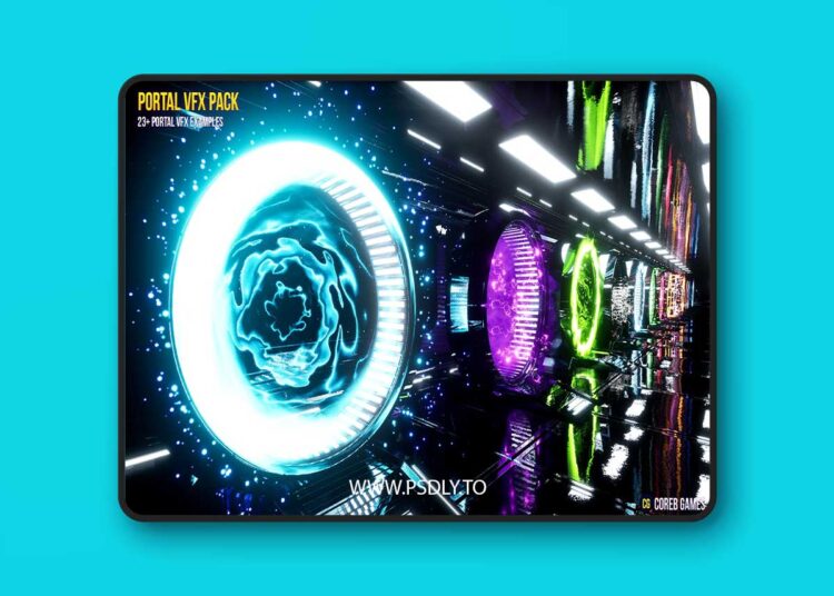 Portal VFX Pack (4.27 and 5.0 – 5.6) for Unreal Engine 1 Portal VFX Pack (4.27 and 5.0 – 5.6)