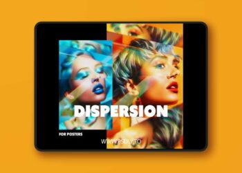 Prism Dispersion Photoshop Effect for Posters