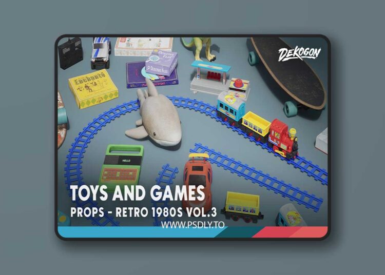 Retro 80's VOL.3 - Toys (Nanite and Low Poly) (5.4) 1 Retro 80's VOL.3 - Toys (Nanite and Low Poly) (5.4)