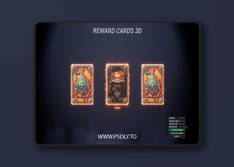 Reward Cards 3D (5.1 – 5.6) for Unreal Engine 1 Reward Cards 3D (5.1 – 5.6)