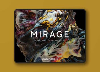 Rulebyart - Mirage V1: 15 Abstract 3D Shapes