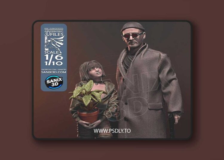 Sanix – Leon – The Professional – 3D Print Model STL 1 Sanix – Leon – The Professional – 3D Print Model STL