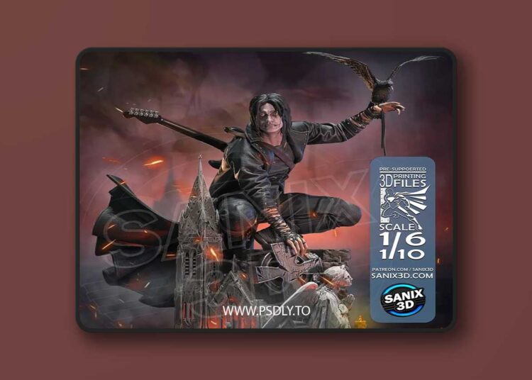 Sanix – The CROW 3D Print 3D Model 1 Sanix – The CROW 3D Print 3D Model