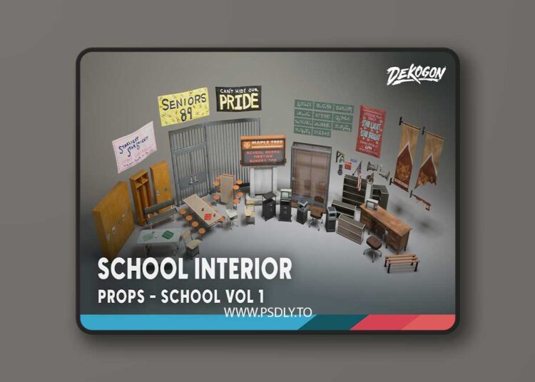 School VOL.1 - School Interior (5.1 – 5.6) for Unreal Engine 1 School VOL.1 - School Interior (5.1 – 5.6)