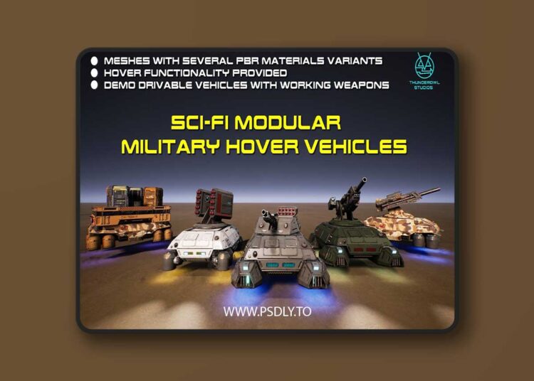 Sci-Fi Modular Hover Vehicles (5.4+) 1 Sci-Fi Modular Hover Vehicles (5.4+)