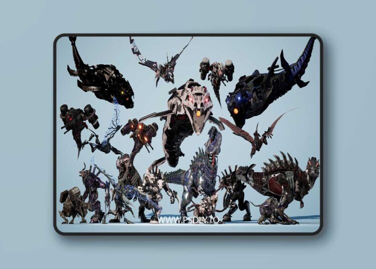 SciFi Beasts Pack (4.26+) for Unreal Engine 1 SciFi Beasts Pack (4.26+)