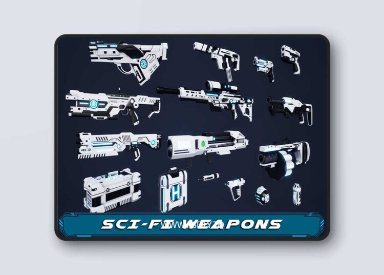 SciFi Weapons (5.0 – 5.6) for Unreal Engine 1 SciFi Weapons (5.0 – 5.6)