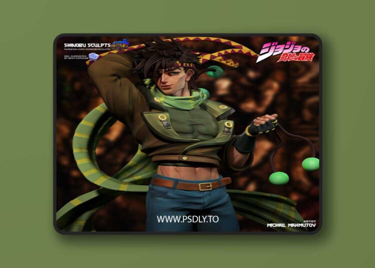 Shinobu Sculpts – Joseph Joestar – JoJo’s Bizarre Adventure – 3D Print Model 1 Shinobu Sculpts – Joseph Joestar – JoJo’s Bizarre Adventure – 3D Print Model