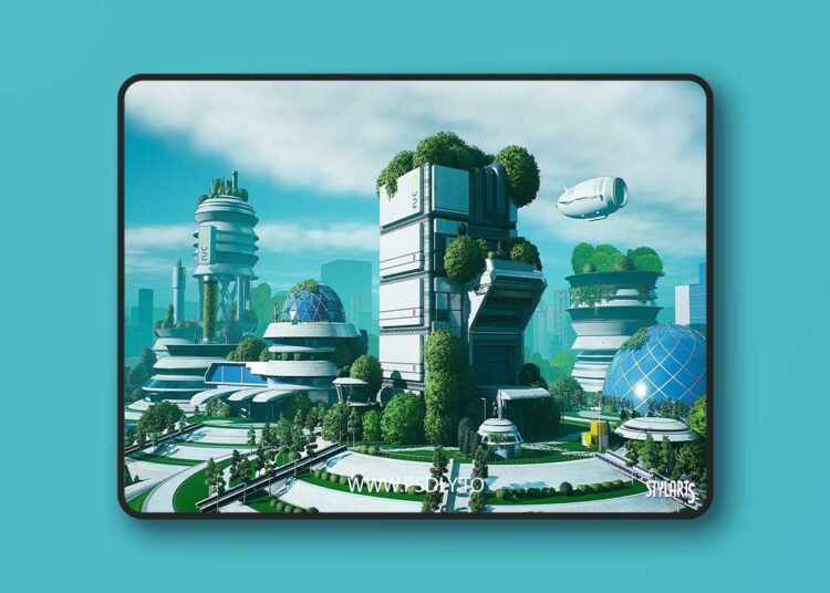 Stylized Solarpunk City ( Stylized Solar City Solarpunk City Solar 3D Stylised ) (5.0 – 5.6) 1 Stylized Solarpunk City ( Stylized Solar City Solarpunk City Solar 3D Stylised ) (5.0 – 5.6)