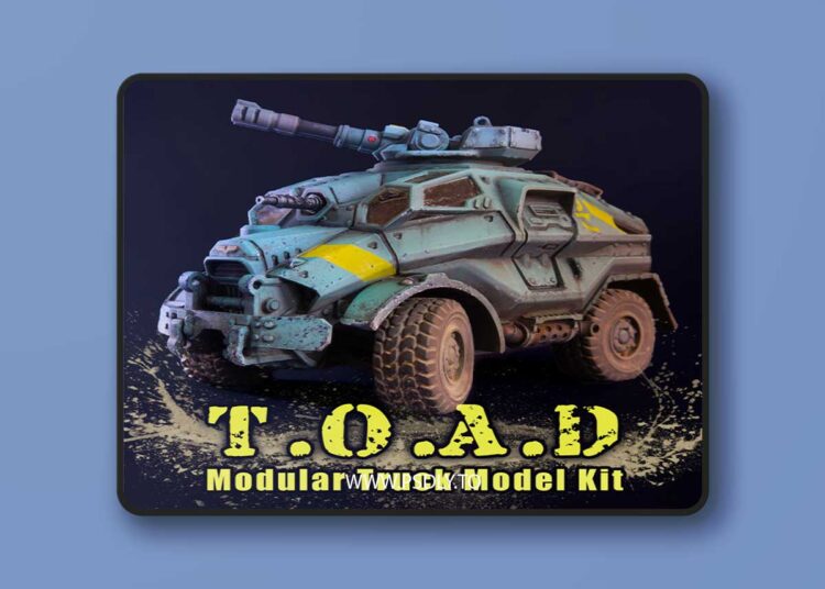 TOAD Truck – 3D Print Model 1 TOAD Truck – 3D Print Model