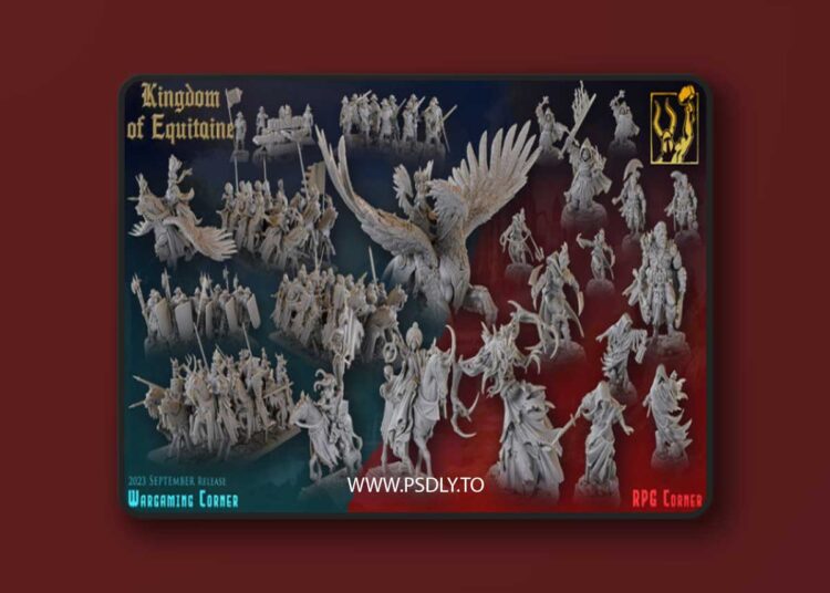 Titan Forge Miniatures – Kingdom of Equitaine Vol.1 September 2023 – 3D Print Model 1 Titan Forge Miniatures – Kingdom of Equitaine Vol.1 September 2023 – 3D Print Model