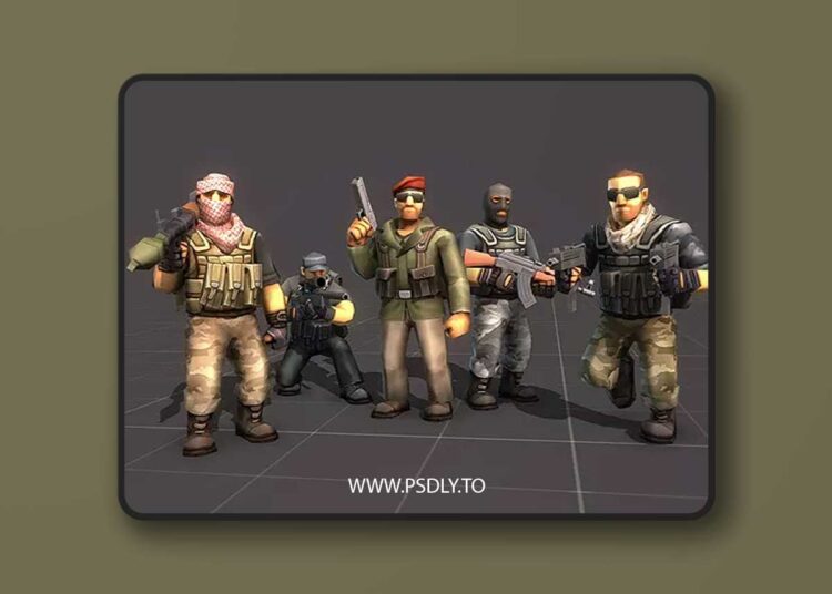 Toon Soldiers - Militia v1.0 for Unreal Engine 1 Toon Soldiers - Militia v1.0