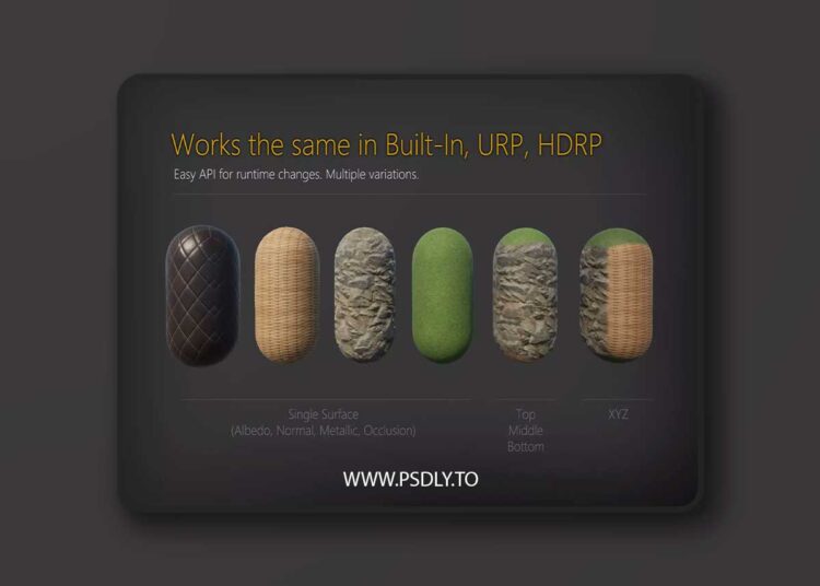 Unified Triplanar Shader & Material Property Block API v1.2.0 1 Unified Triplanar Shader & Material Property Block API v1.2.0