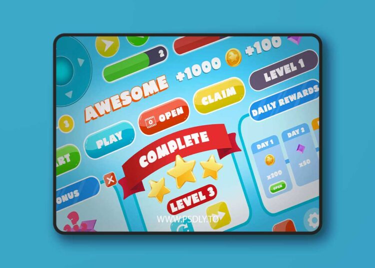Universal Hyper-casual UI for Mobile Games v1.0 1 Universal Hyper-casual UI for Mobile Games v1.0