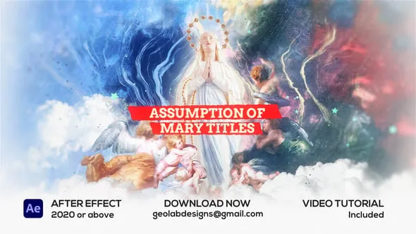 Videohive - Assumption Of Mary Titles - 59266339 1 Assumption Of Mary Titles