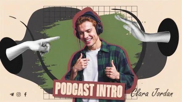Videohive - Collage Podcast Intro - 59514169 1 Videohive - Collage Podcast Intro - 59514169